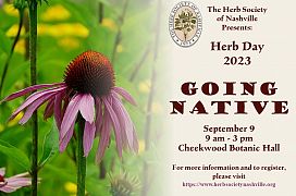 Herb Day 2023 - "Going Native"